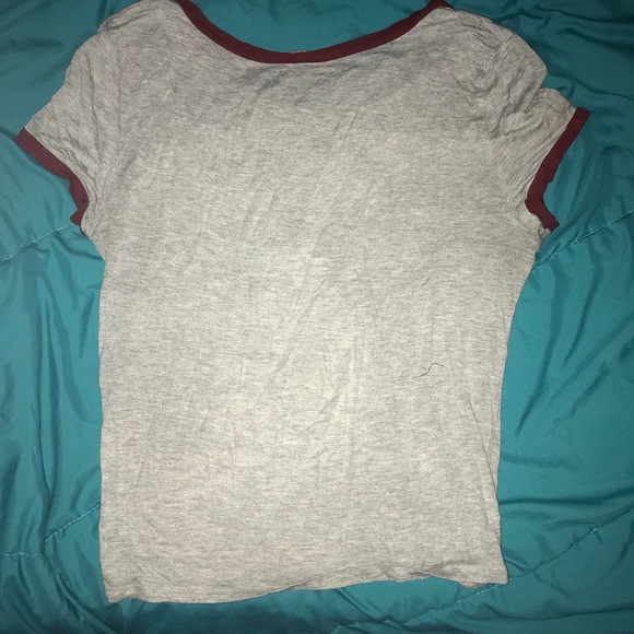 Gray Alien Ringer Tee - Picture 2 of 5